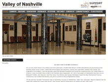 Tablet Screenshot of nashvillescottishrite.org